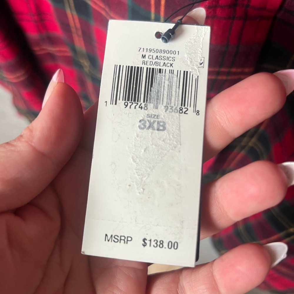 Polo Ralph Lauren Men Size 3XB Plaid Long Sleeve NWT tartan-check shirt - Picture 5 of 6